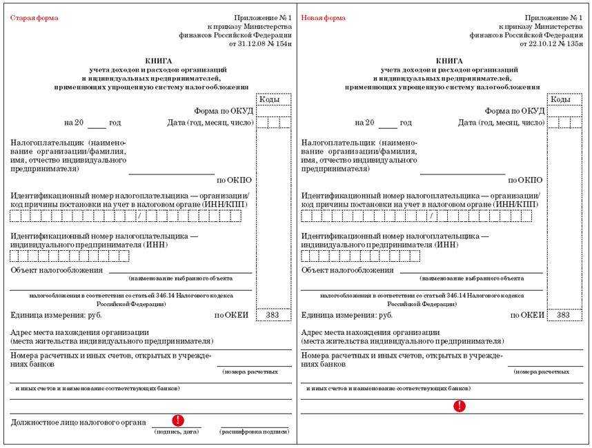 Кудир титульный лист образец заполнения усн доходы