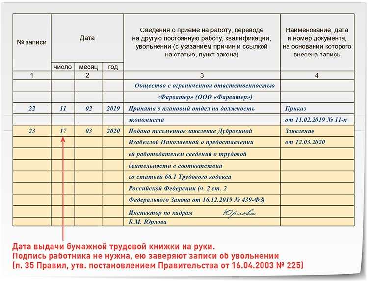 Запись в трудовой книжке при реорганизации путем присоединения образец